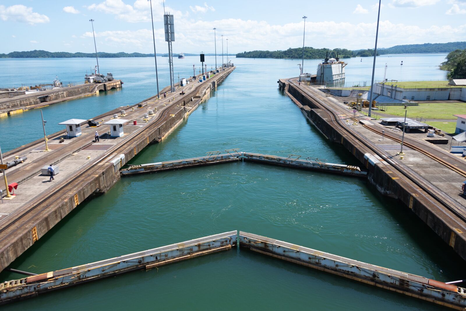 Nikon D600 sample photo. Panama canal, locks, canal photography