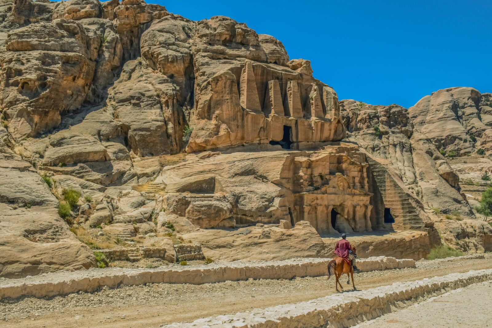 Nikon D3300 sample photo. Petra, jordan, canyon photography