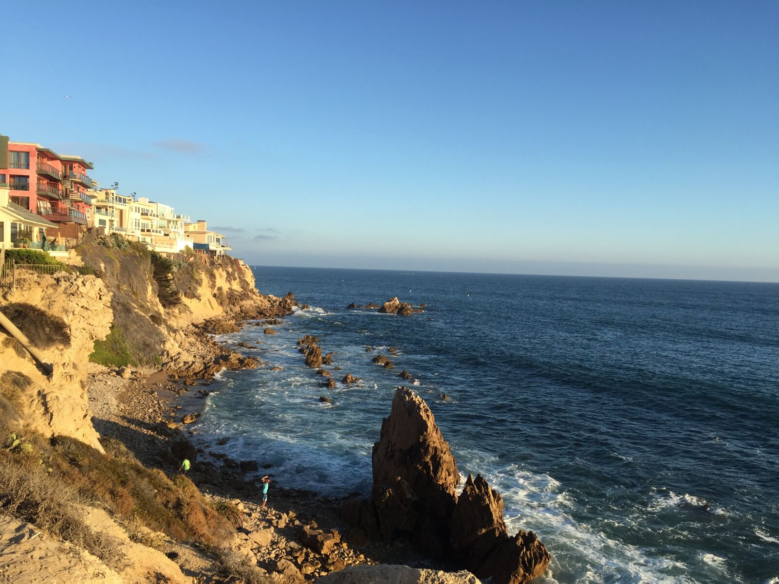 iPhone 6 back camera 4.15mm f/2.2 sample photo. Beach, newport beach, rocks photography