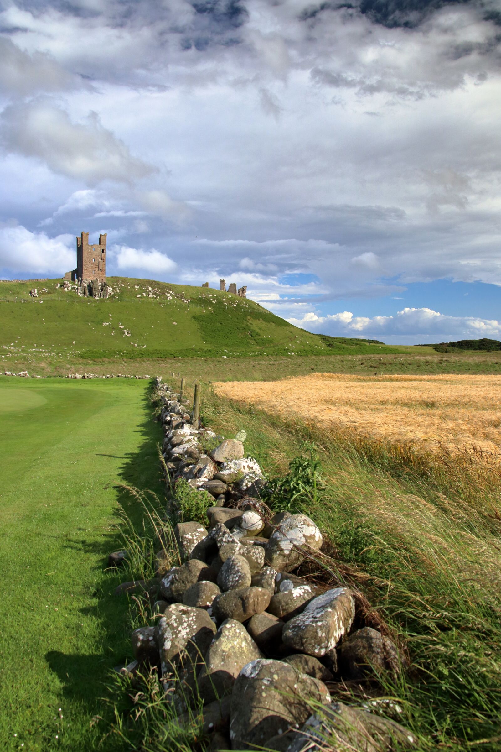Canon EOS 80D sample photo. Dunstanburgh castle, northumberland, ruin photography