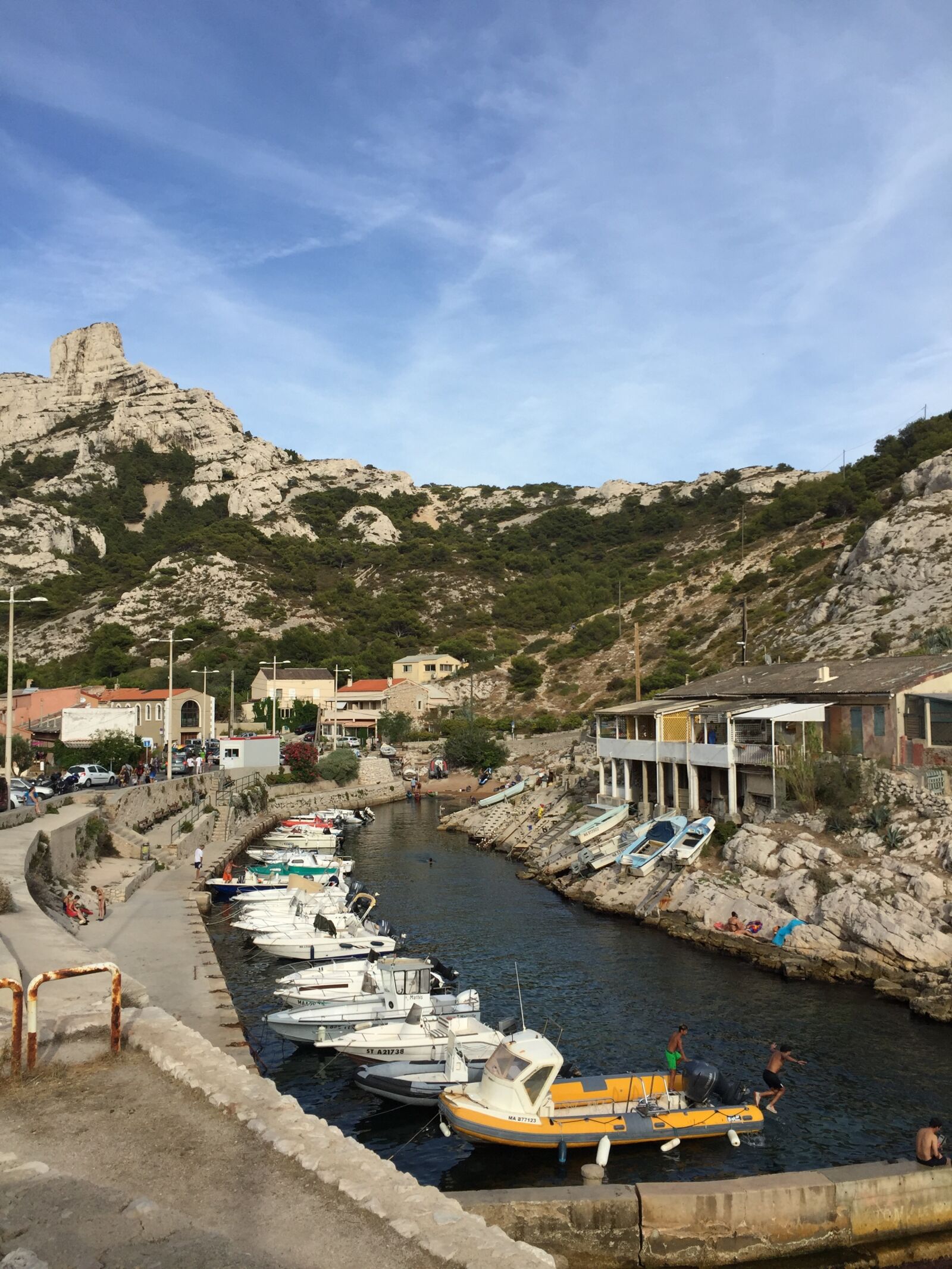 Apple iPhone 6 sample photo. Port, midday, boat photography