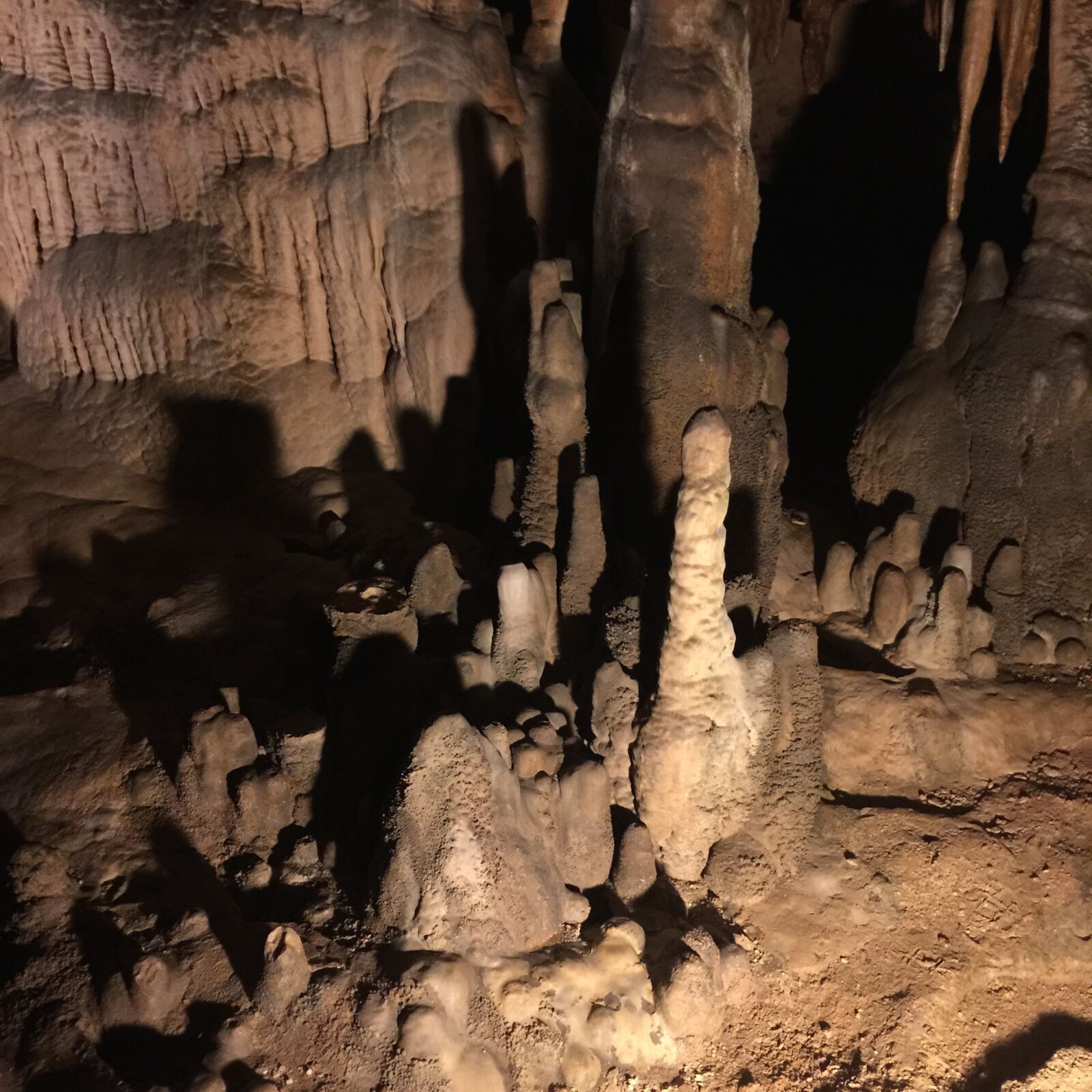 iPhone 6 Plus back camera 4.15mm f/2.2 sample photo. Cave, fossil, underground photography