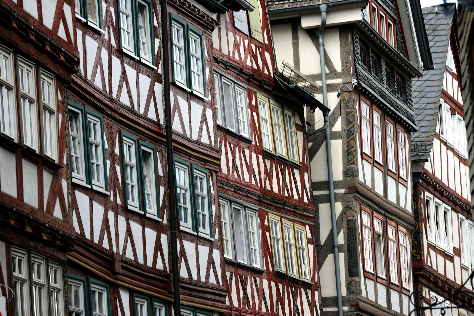 Nikon D610 sample photo. Houses, truss, fachwerkhäuser photography
