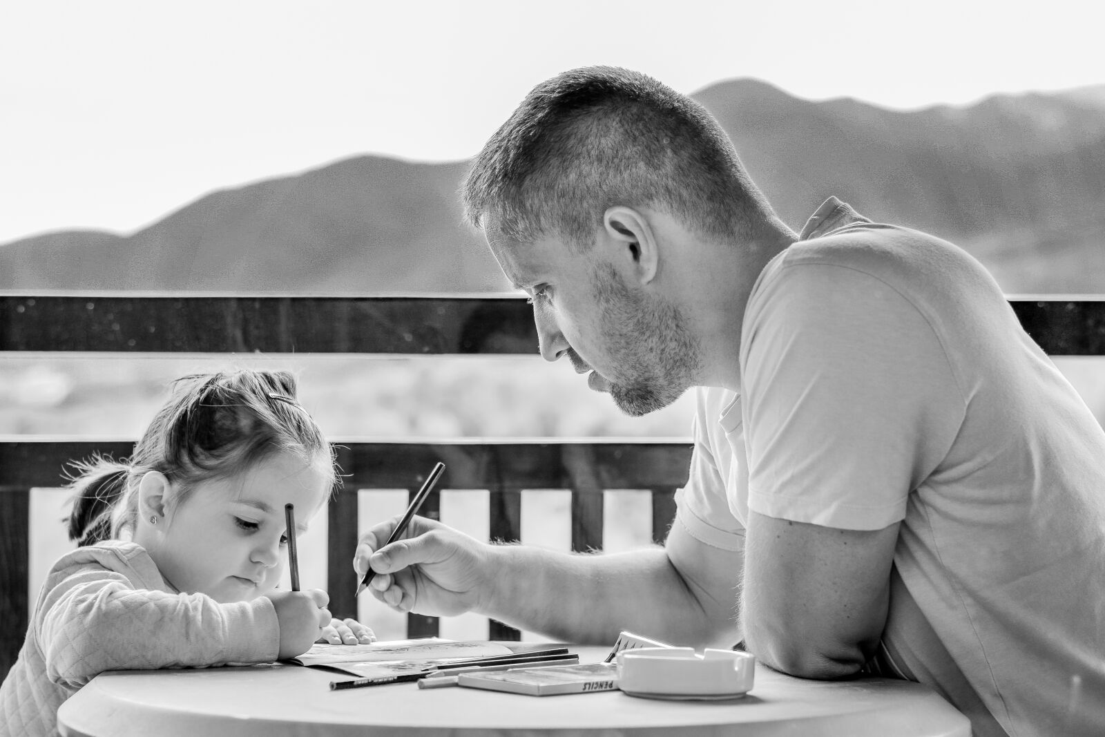 Nikon D5300 sample photo. Girl, father, portrait photography