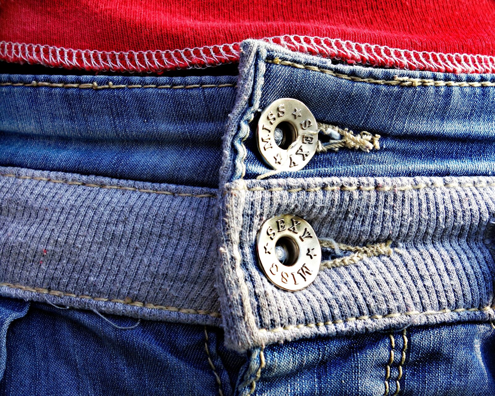 Sony Cyber-shot DSC-RX100 sample photo. Button, jeans, fashion photography