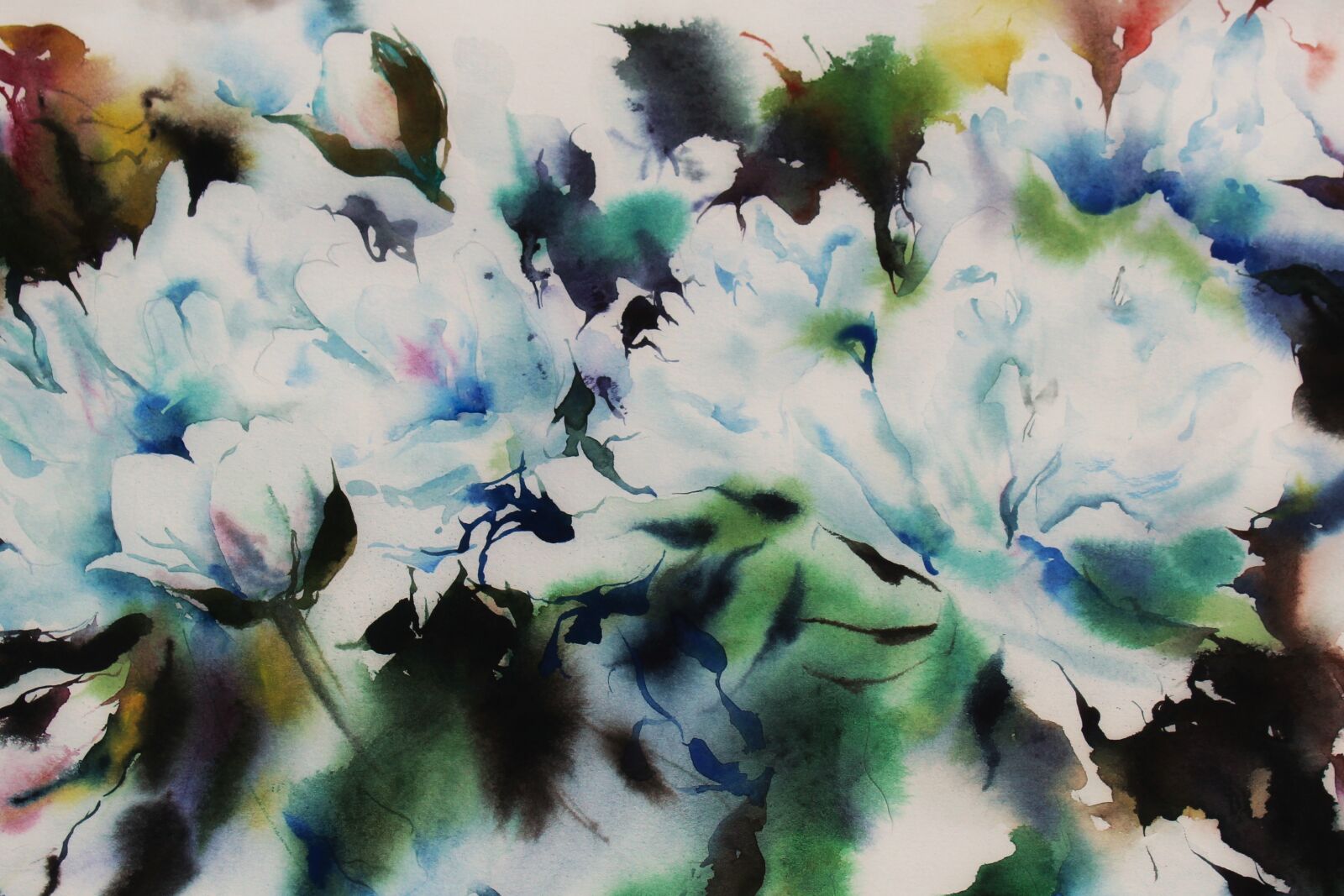 Canon EOS 1300D (EOS Rebel T6 / EOS Kiss X80) sample photo. Peony, watercolour, painting photography