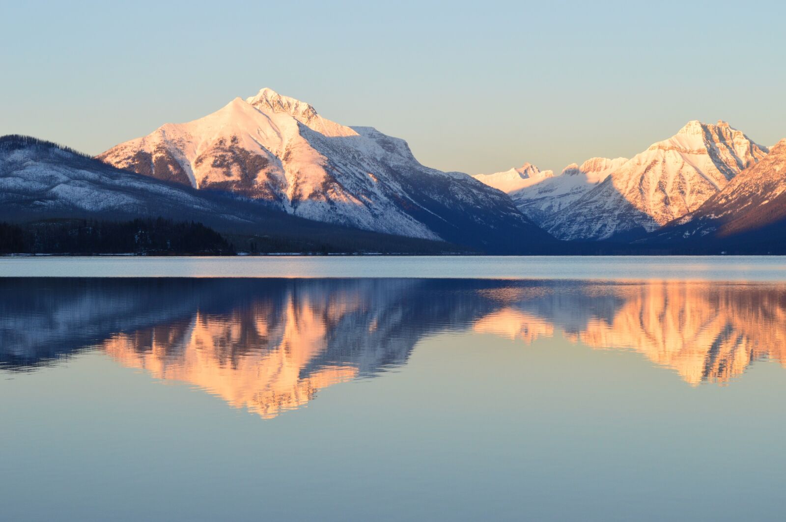 Nikon D3200 sample photo. Lake mcdonald, reflection, landscape photography