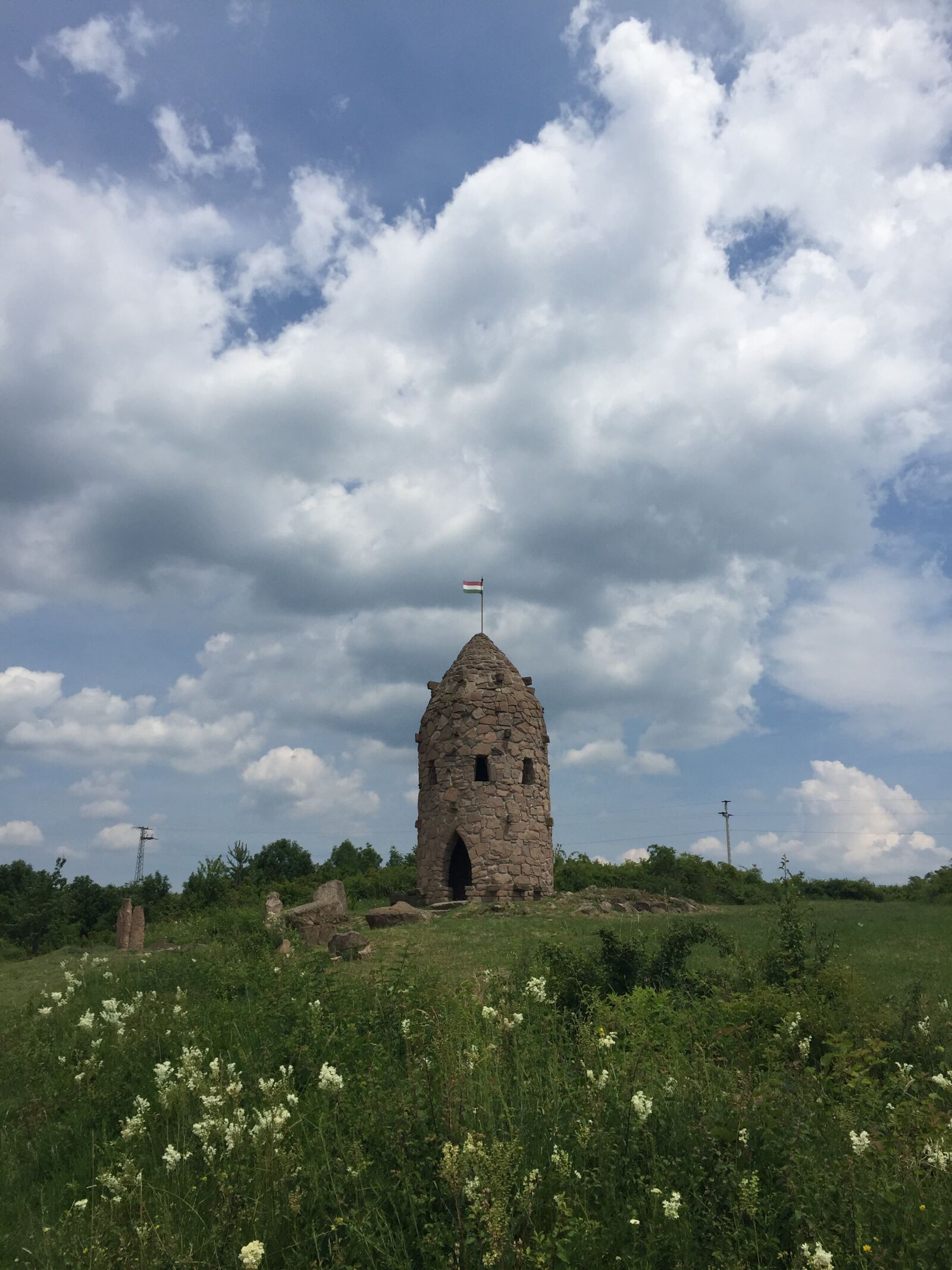 iPhone 6 back camera 4.15mm f/2.2 sample photo. Anthropomorphic, lookout tower, hungary photography