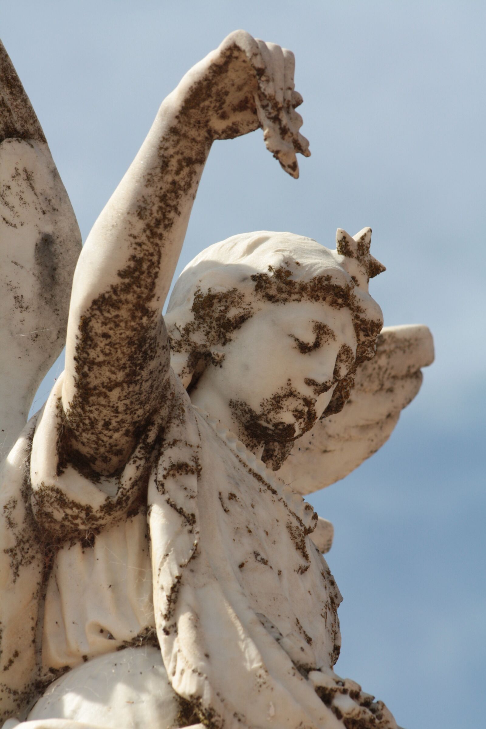 Canon EOS 1000D (EOS Digital Rebel XS / EOS Kiss F) sample photo. Angel, graveyard, statue photography