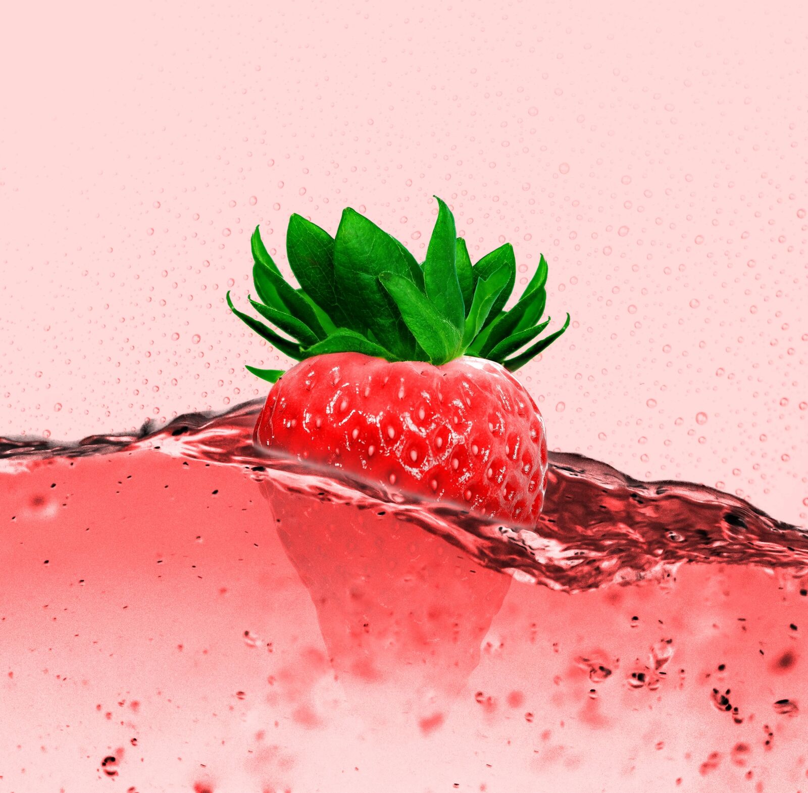 Canon EOS 400D (EOS Digital Rebel XTi / EOS Kiss Digital X) sample photo. Strawberry, strawberry juice, fruity photography