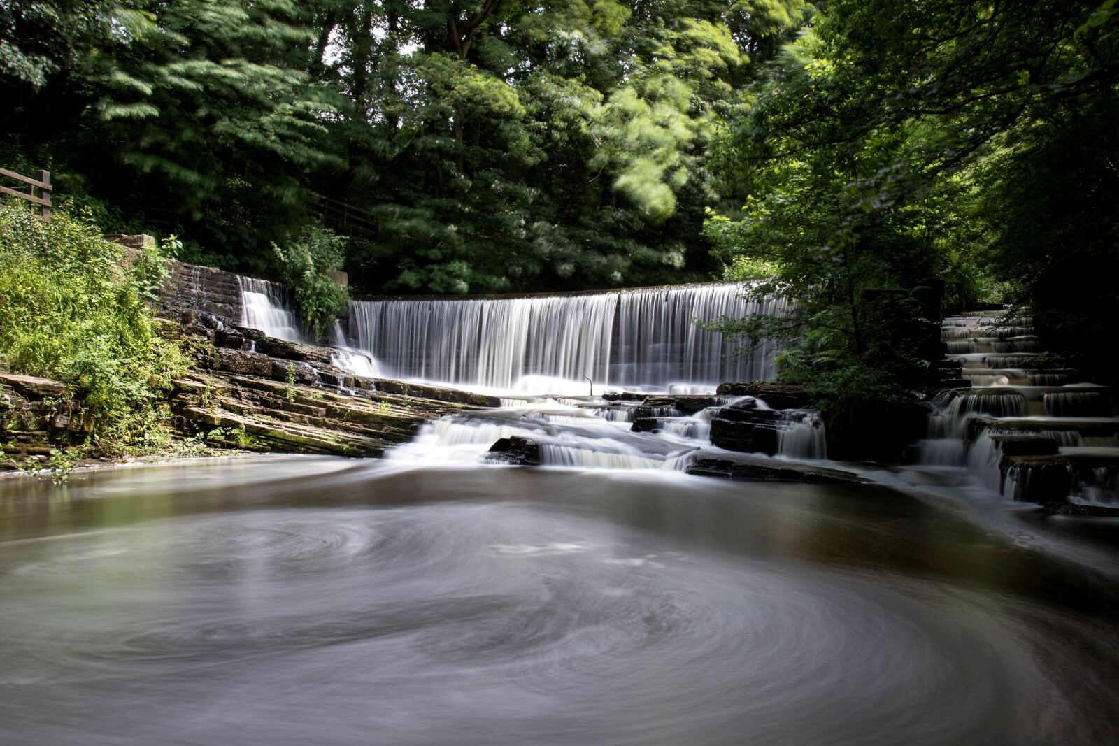 Canon EOS 7D Mark II sample photo. River yarrow weir, waterfall photography