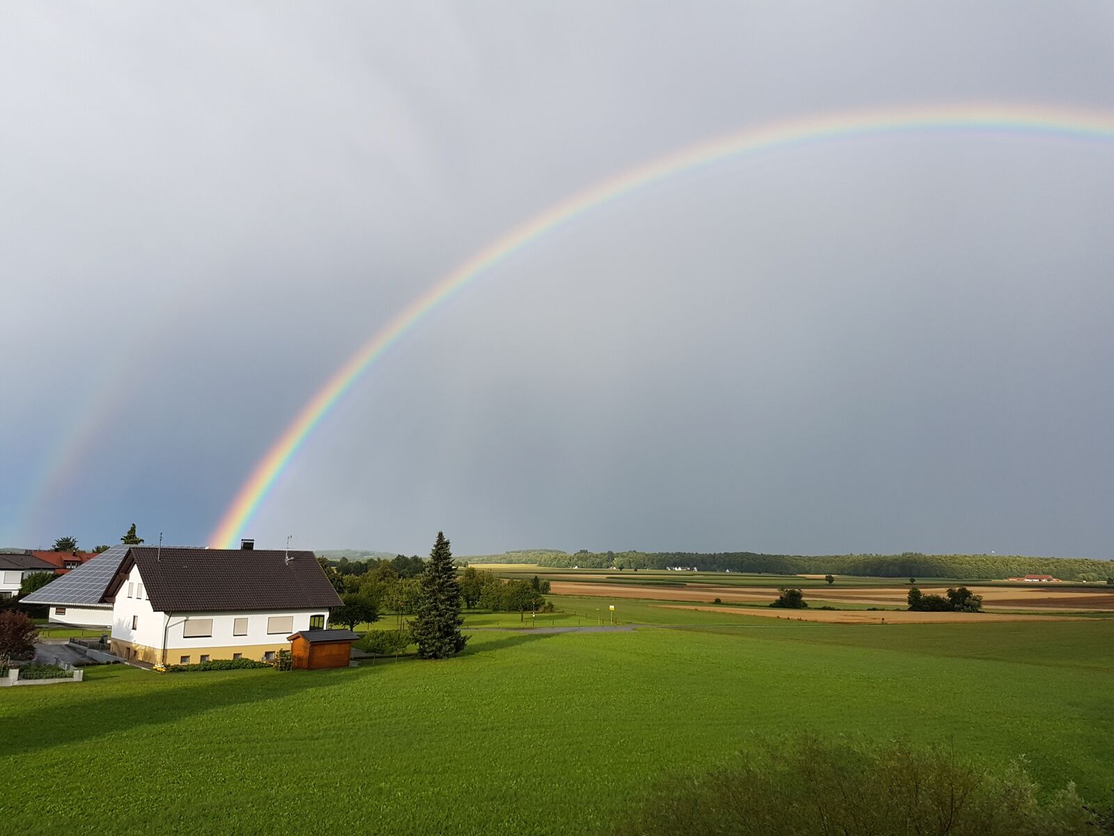 Samsung Galaxy S7 sample photo. Landscape, rainbow, agriculture photography