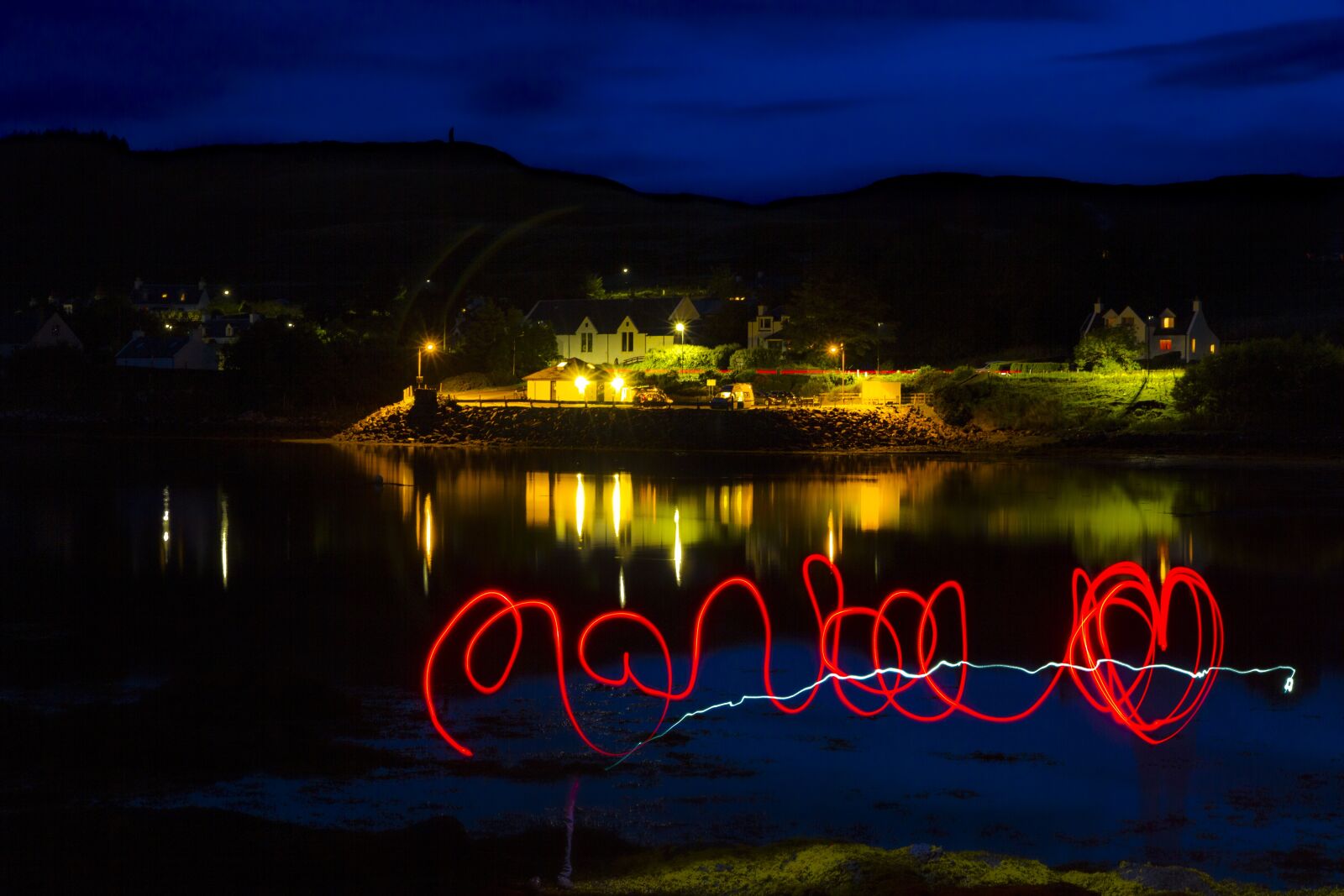 Canon EOS 7D sample photo. Night, landscape, scotland photography