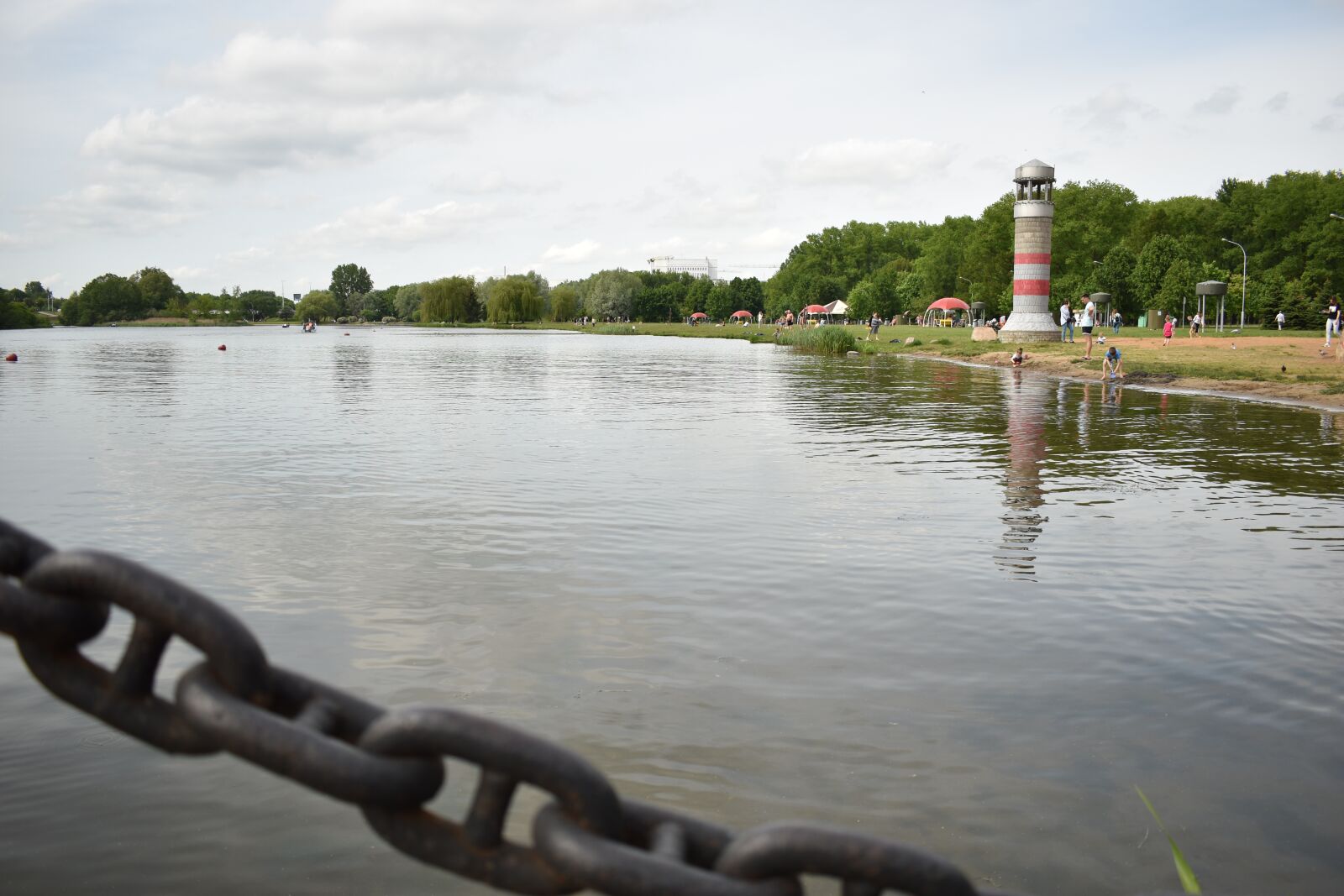 Nikon D3500 sample photo. водоем, маяк, комсомольское озеро photography