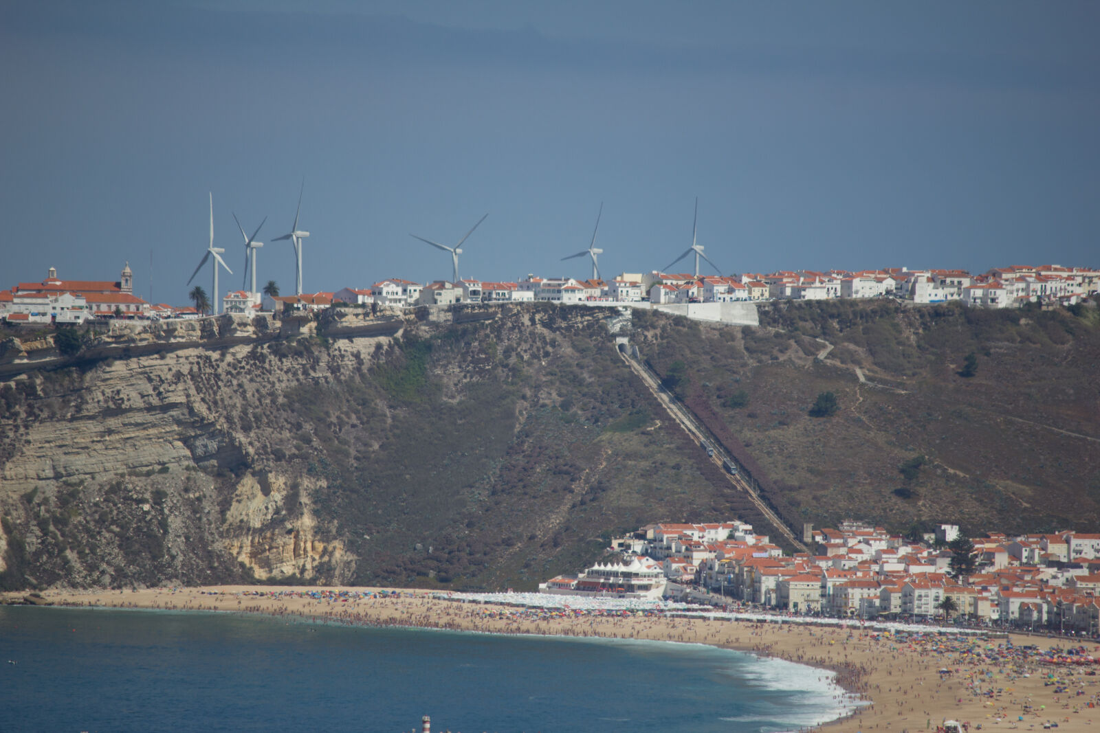 Canon EOS 550D (EOS Rebel T2i / EOS Kiss X4) + Canon EF-S 55-250mm F4-5.6 IS II sample photo. Nazare, portugal photography