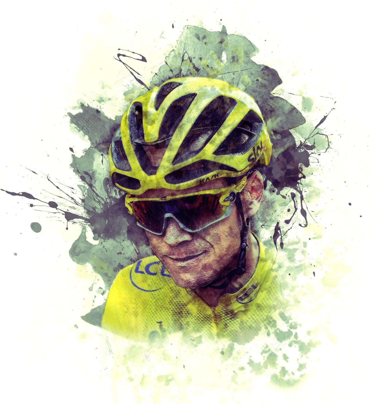 Nikon D5200 sample photo. Chris froome, champion, yellow photography