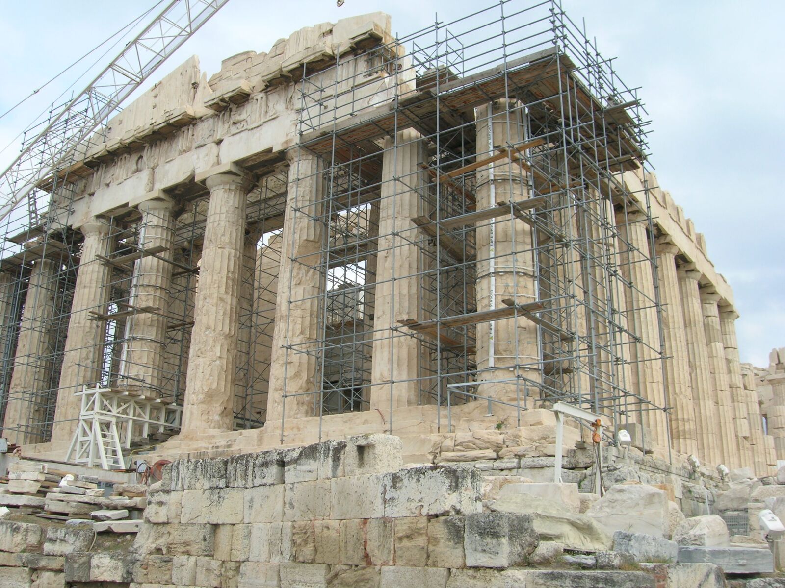Nikon E5600 sample photo. Ancient ruins, acropolis, restoration photography