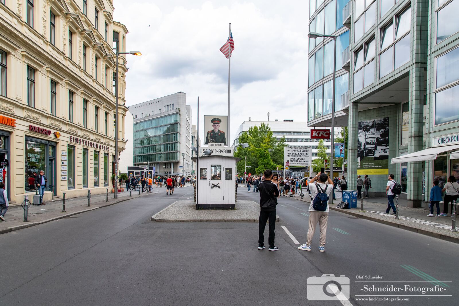 Nikon D850 sample photo. Checkpoint charlie photography
