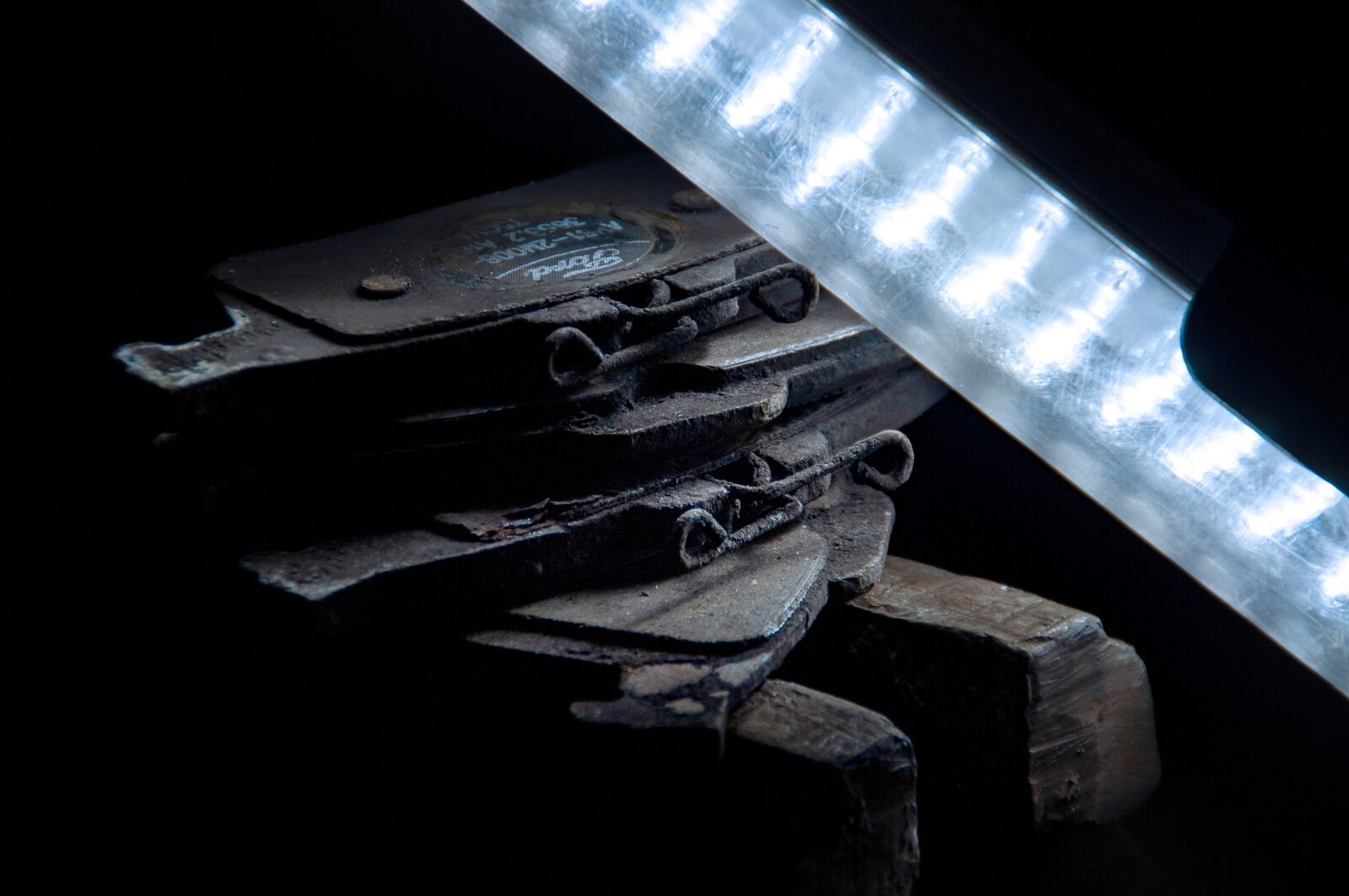 Nikon D5000 sample photo. Brake, brake lining, slow photography