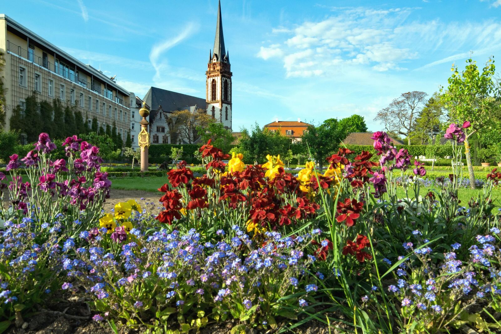 Nikon D5300 sample photo. Flowers, church, garden, grass photography