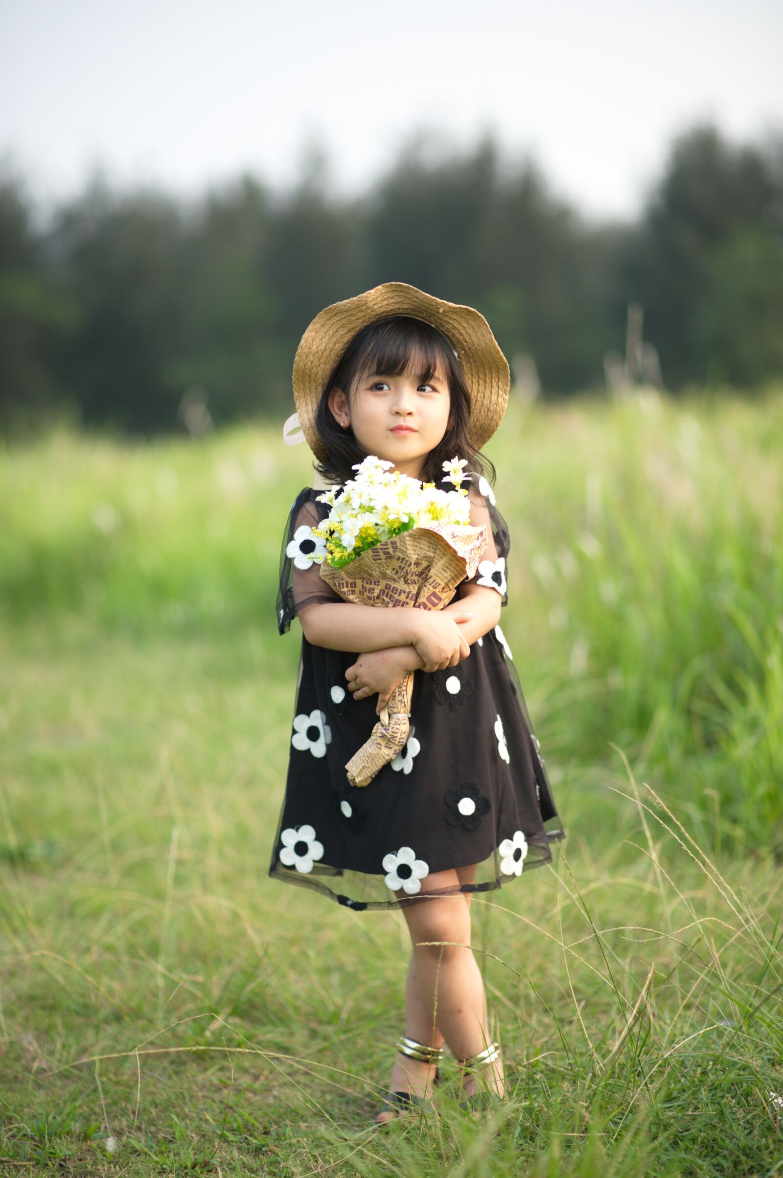 Nikon D700 sample photo. Girl, child, dress photography