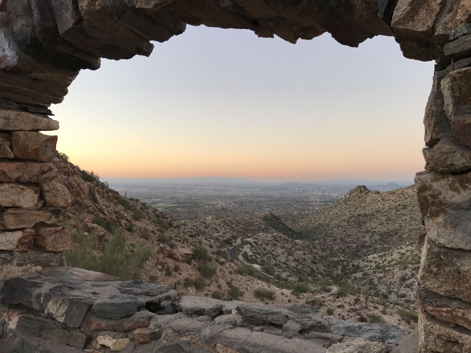 Apple iPhone 7 sample photo. Arizona, phoenix, south mountain photography