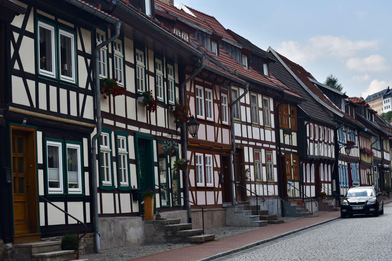 Nikon D5600 sample photo. Half-timbered houses, area harz photography