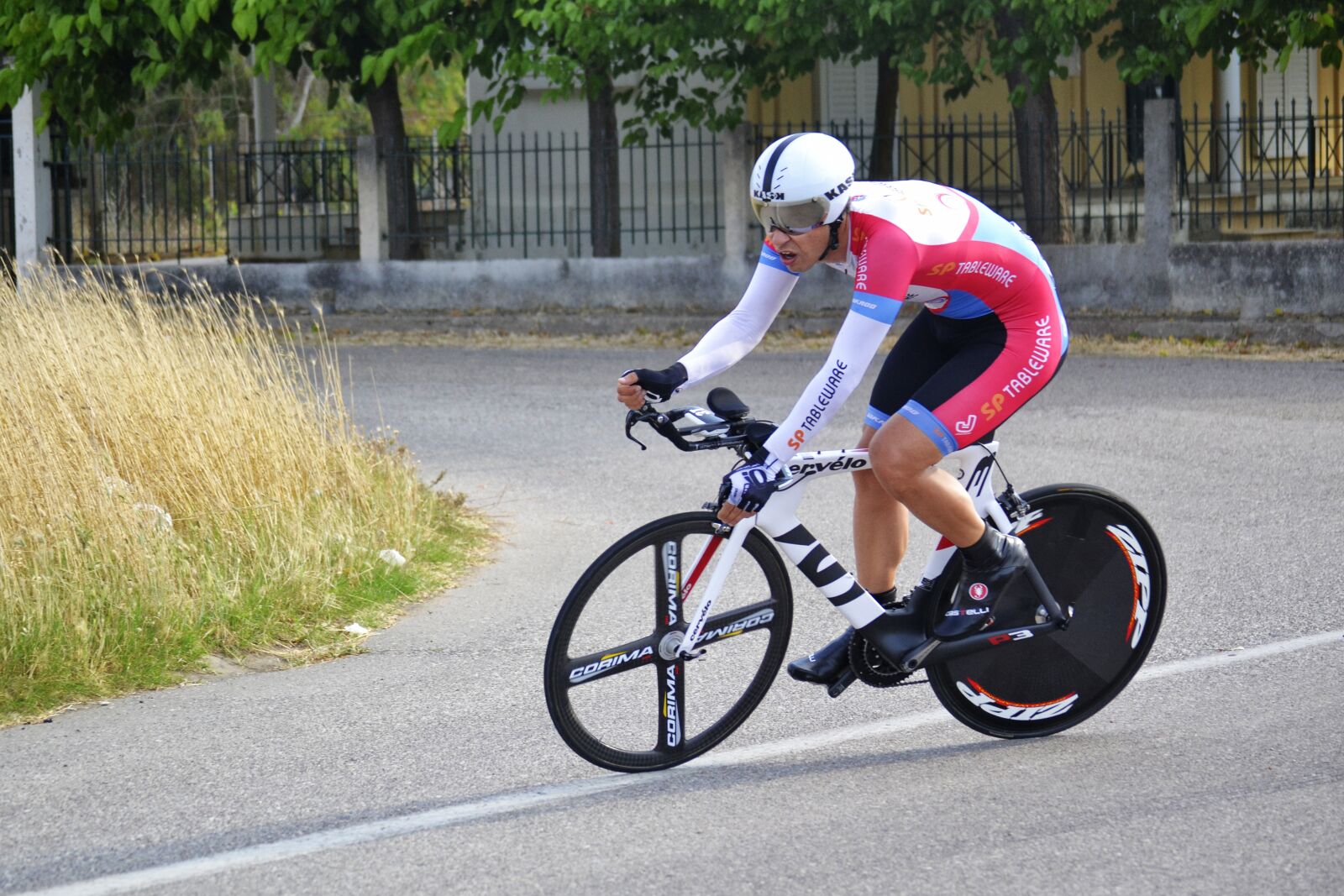 Nikon D3100 sample photo. Cyclist, competition, street bike photography