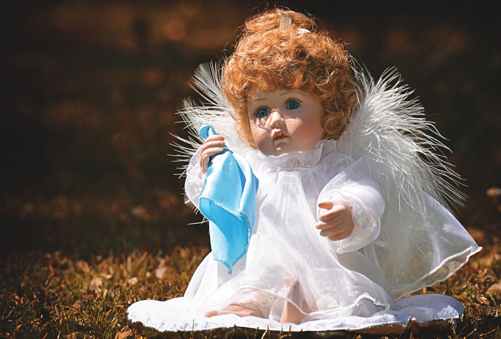 Nikon D3200 sample photo. Angel, little angel, sad photography