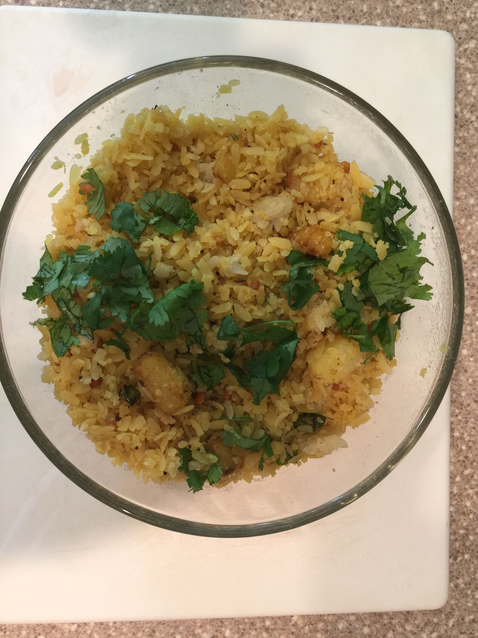 iPhone 6 Plus back camera 4.15mm f/2.2 sample photo. Poha, rice photography