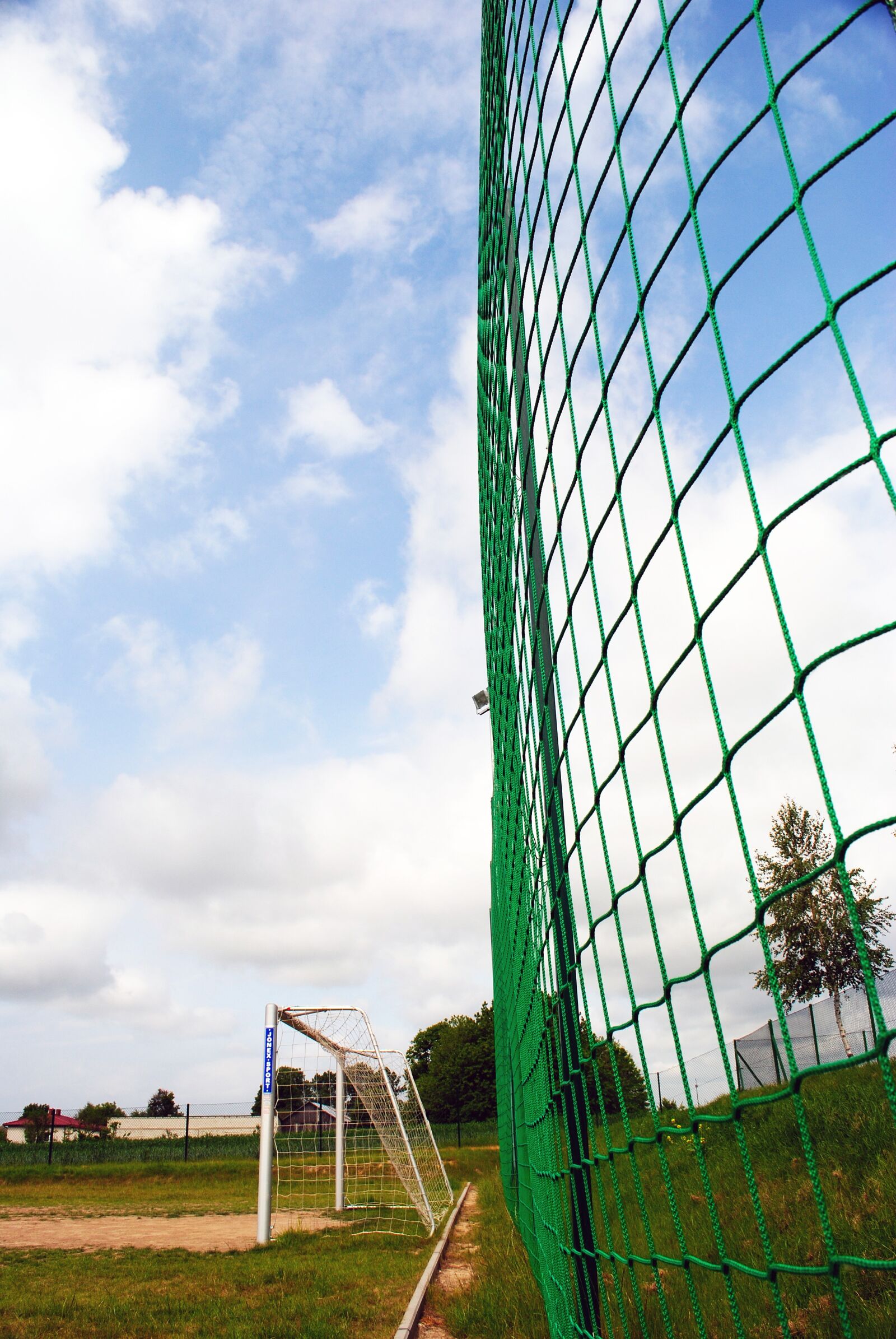 Nikon D3000 sample photo. The pitch, football, the photography