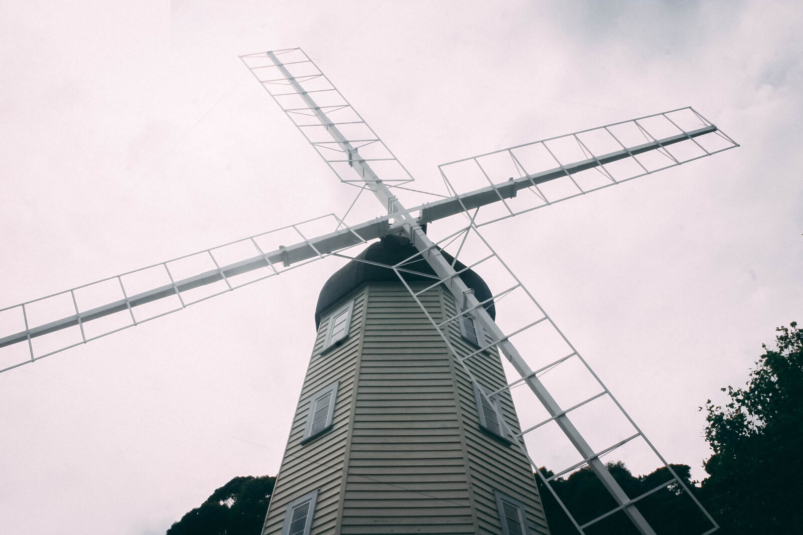 Canon EOS 20D sample photo. Building, garden, old, windmill photography
