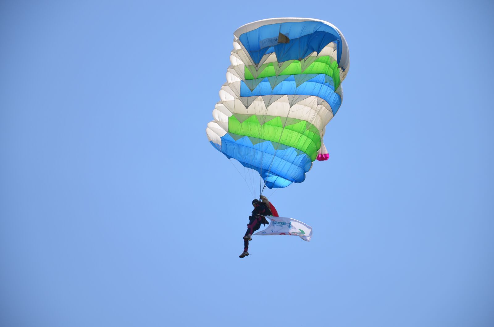 Nikon D7000 sample photo. Paratrooper, sky, sport photography