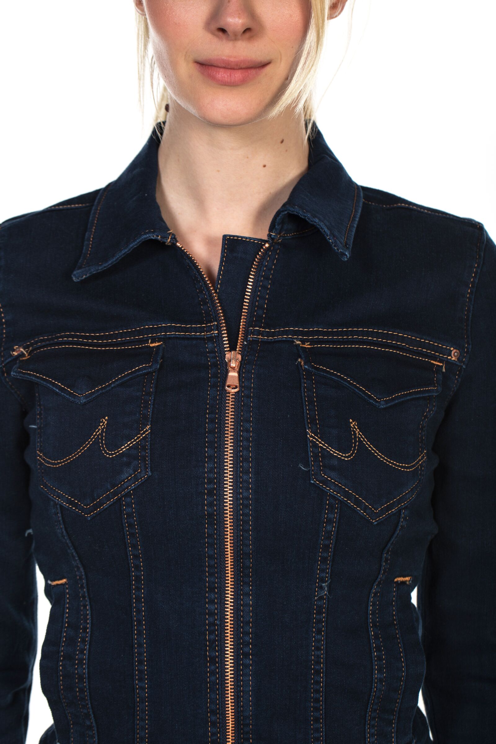 Canon EF 100mm F2.8L Macro IS USM sample photo. Model, woman, jacket photography