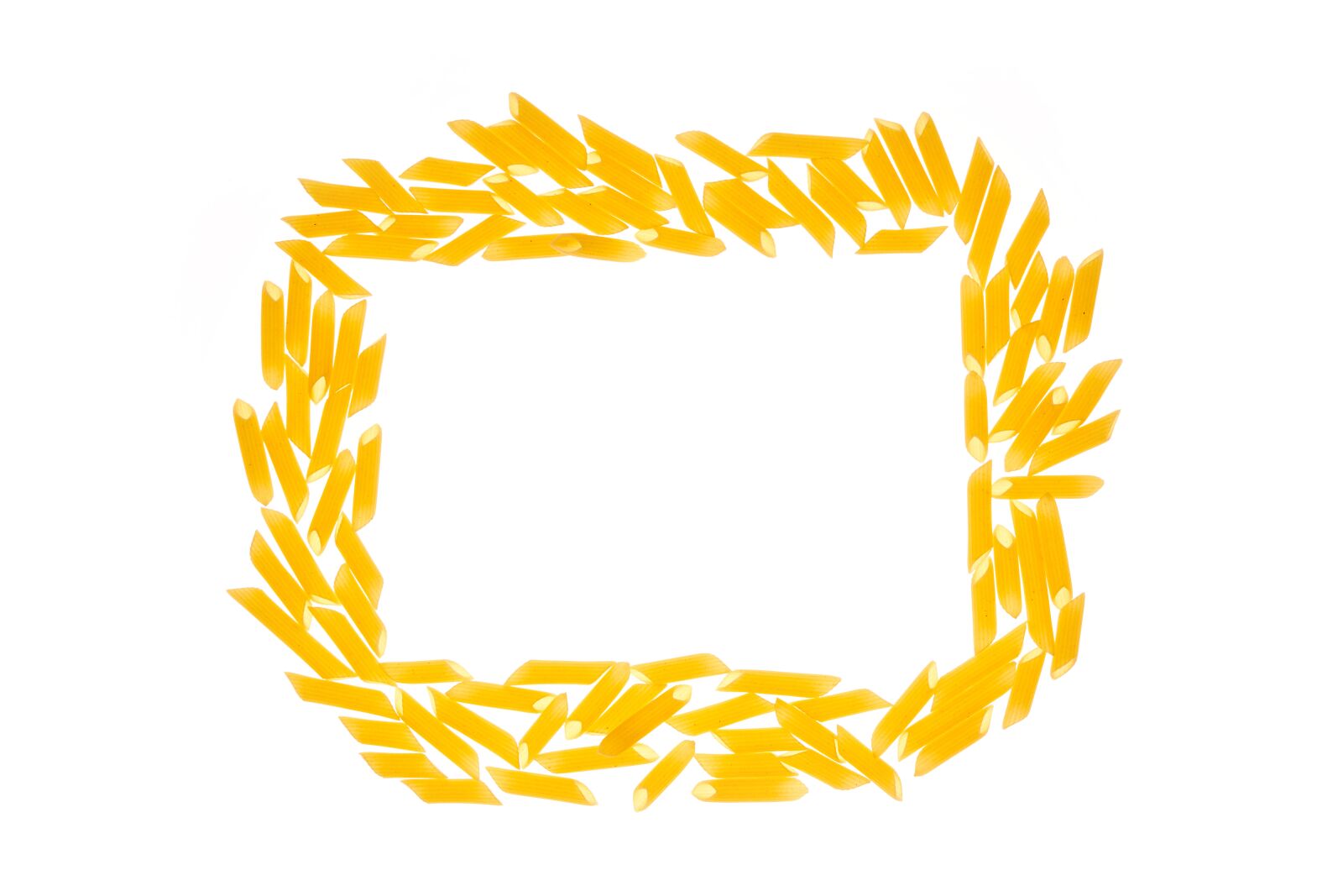 Sony a7R II sample photo. Frame, pasta, yellow photography