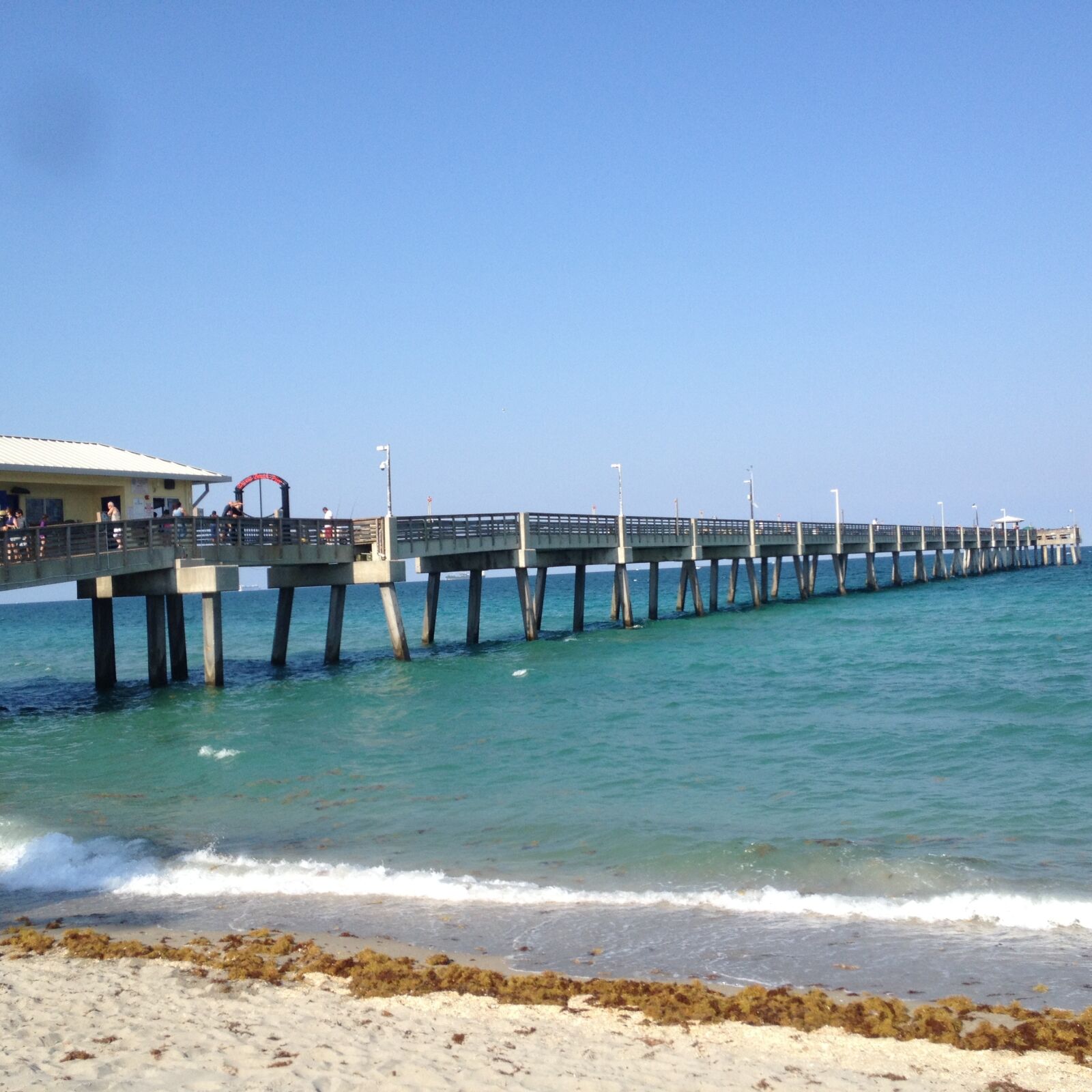 Apple iPhone 4S sample photo. Ocean, pier, vacation photography
