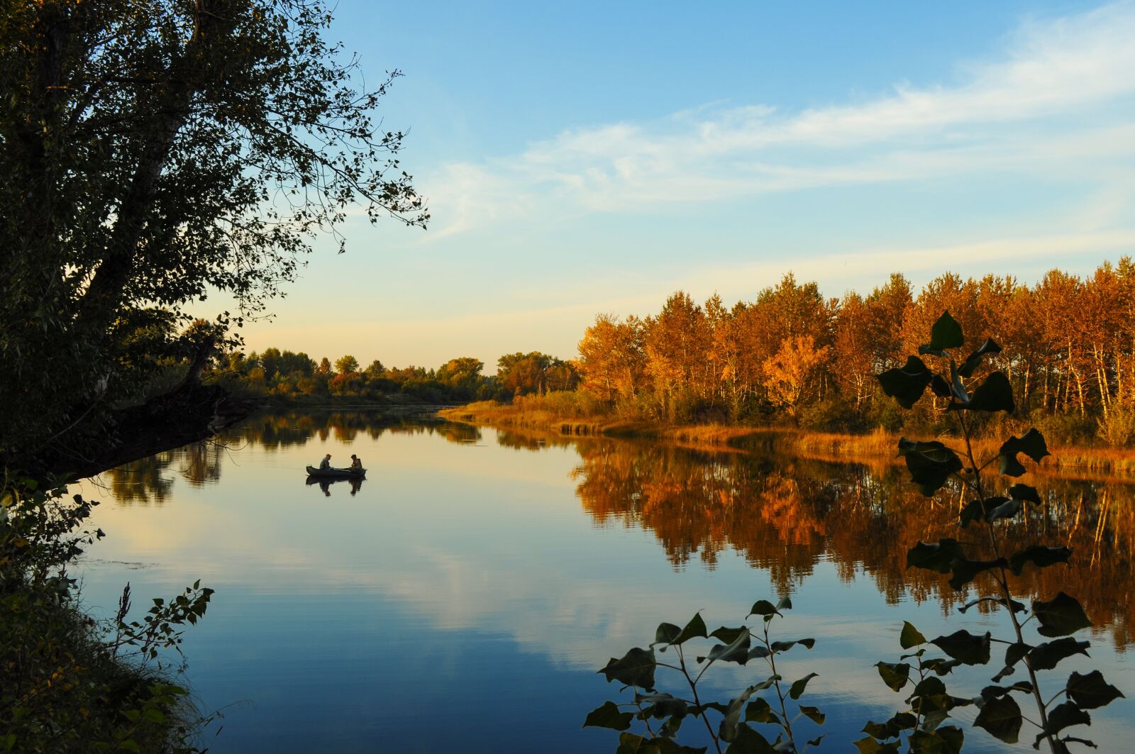 Nikon D5000 sample photo. Autumn, fishermen, fishing photography