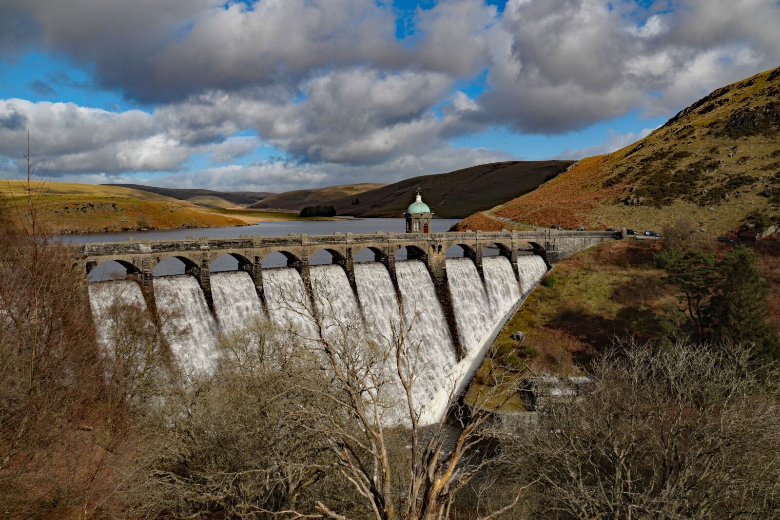 Canon EF-S 18-200mm F3.5-5.6 IS sample photo. Graig coch, dam, wales photography