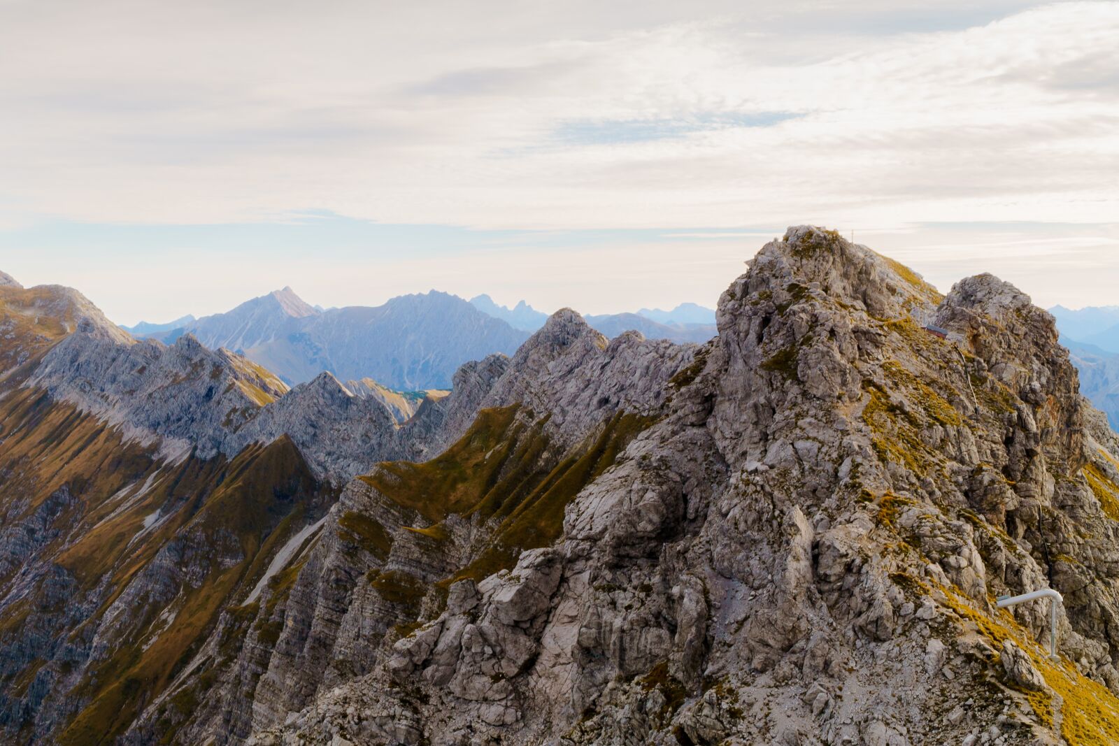 Sony a6000 + Sony E PZ 18-105mm F4 G OSS sample photo. Oberstdorf, foghorn, mountains photography