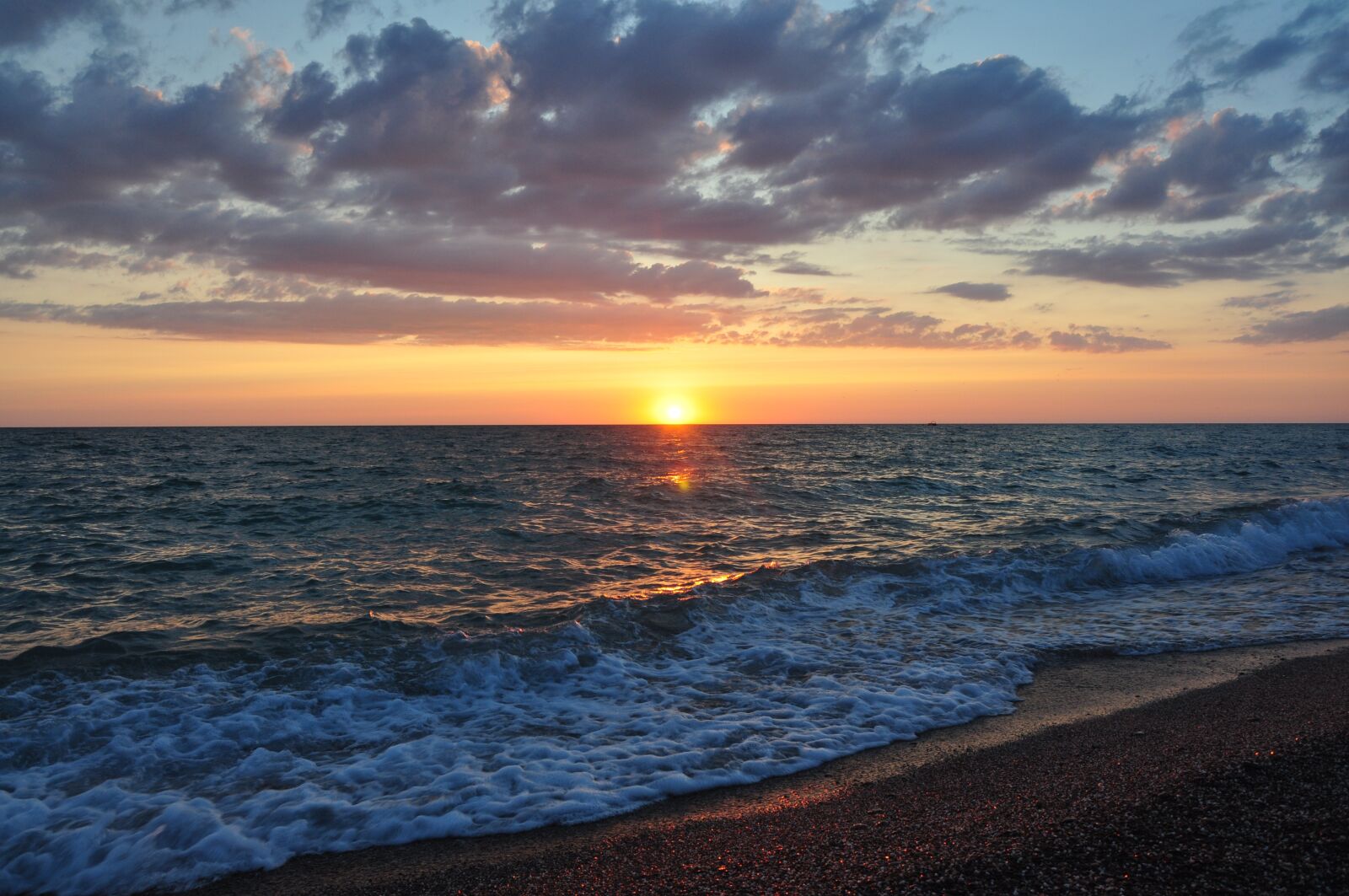 Nikon D90 sample photo. Sea, sunset, sky photography