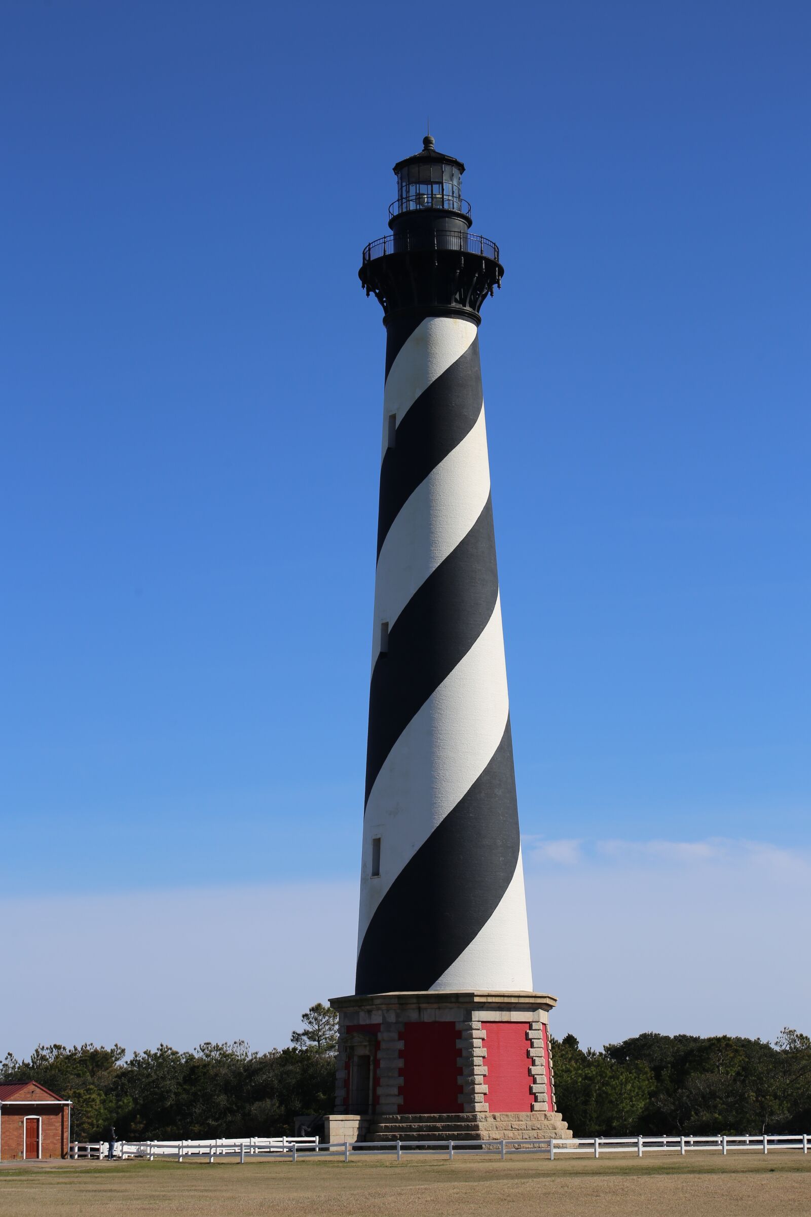 Canon EF75-300mm f/4-5.6 sample photo. Lighthouse, hatteras, coastline photography