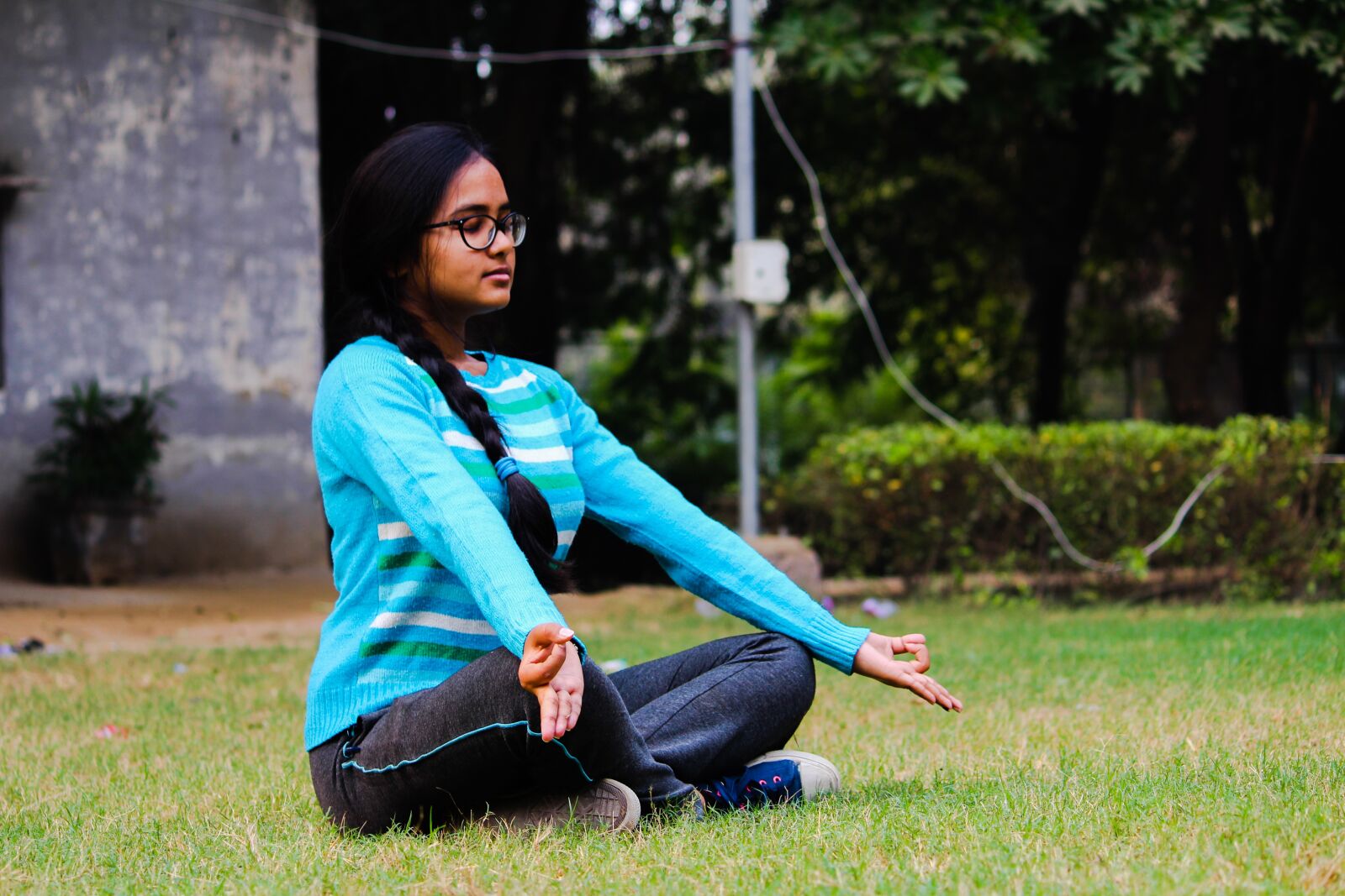 Canon EOS 1200D (EOS Rebel T5 / EOS Kiss X70 / EOS Hi) sample photo. Girl, meditation, yoga photography