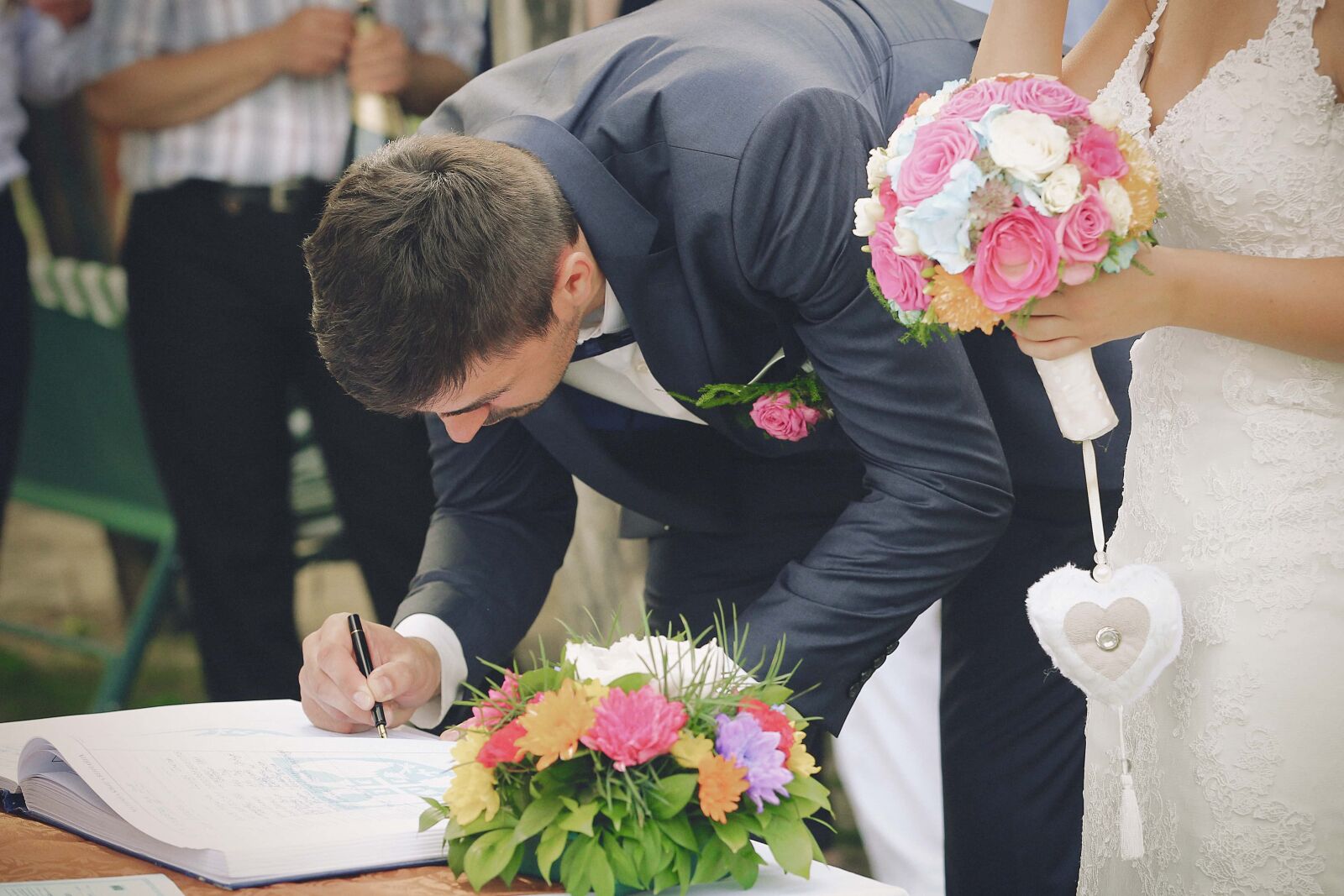 Canon EOS 5D Mark III sample photo. Ceremony, wedding, husband, wedding photography