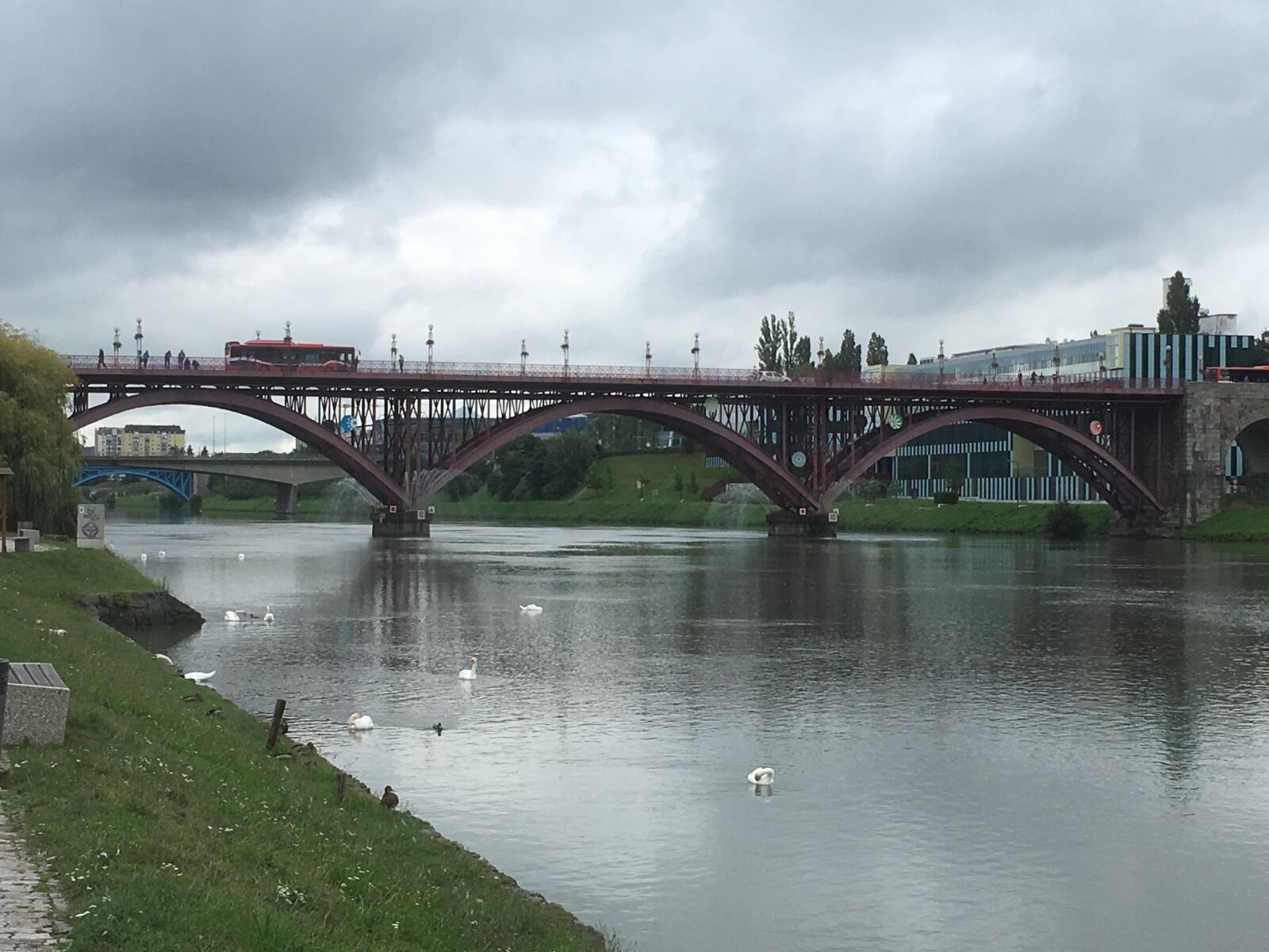 Apple iPhone 6s sample photo. Bridge, river, architecture photography