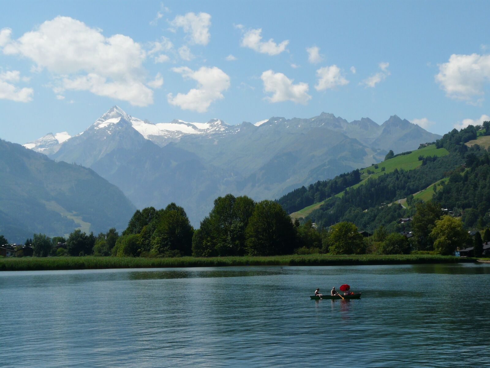 Panasonic DMC-FZ18 sample photo. Lake, alps, sky photography