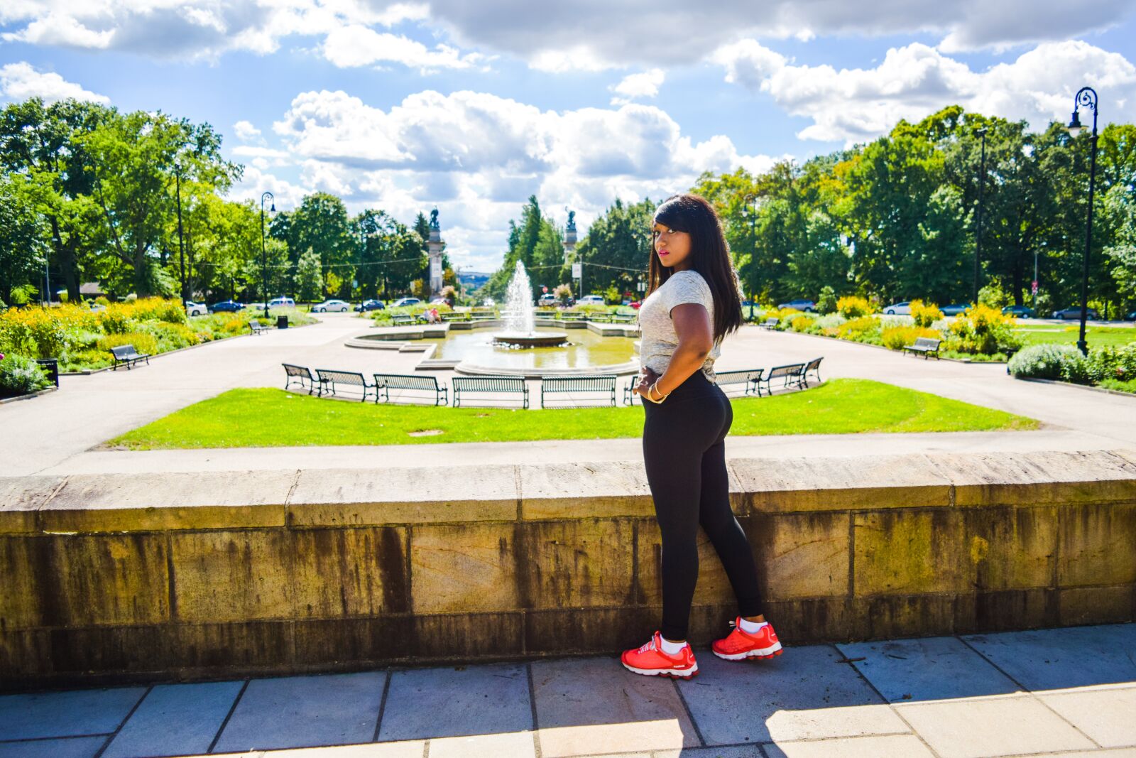 Nikon D3300 sample photo. African, american, exercise, fitness photography