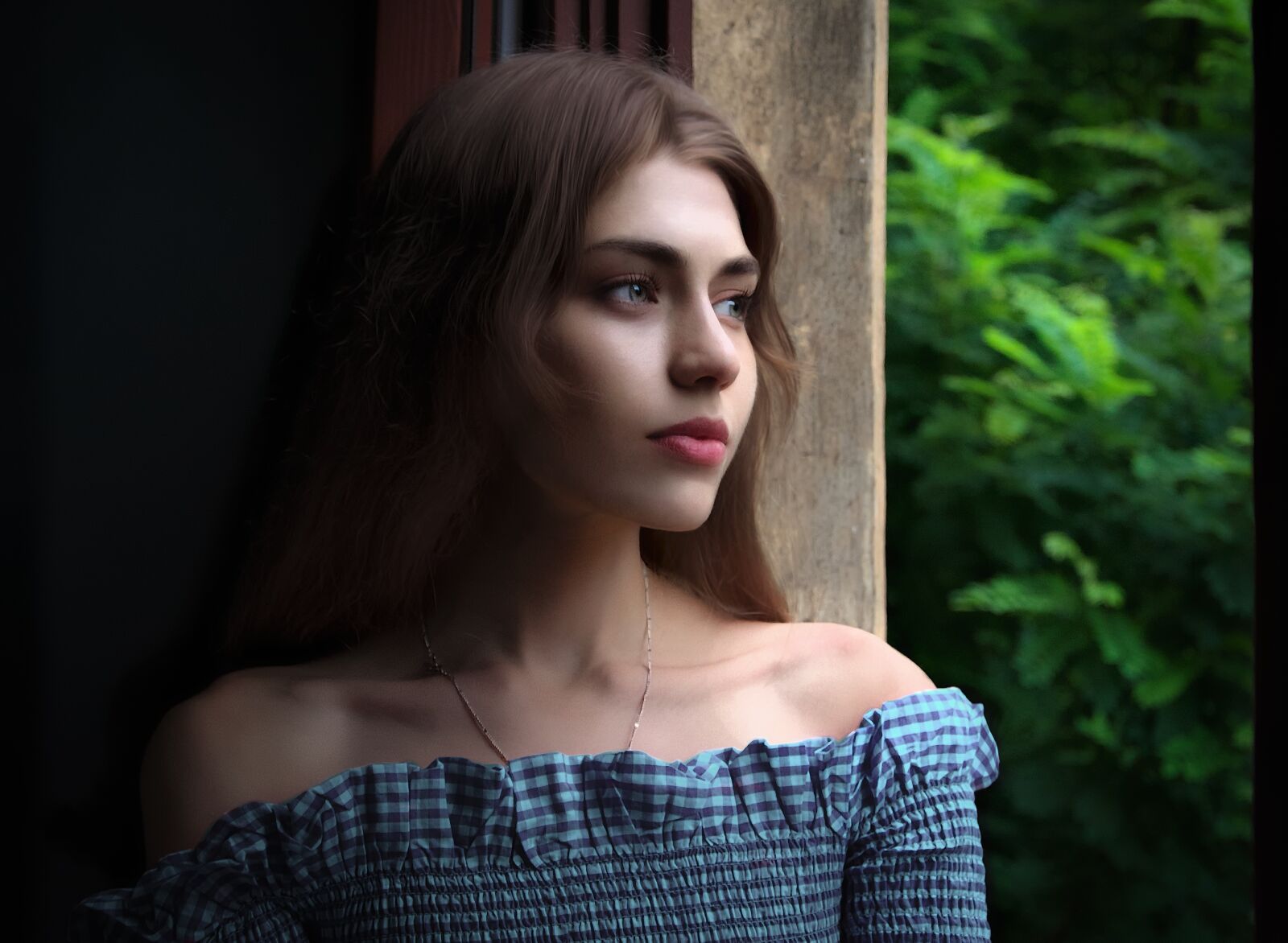 Nikon D7000 sample photo. Girl, window, beauty photography
