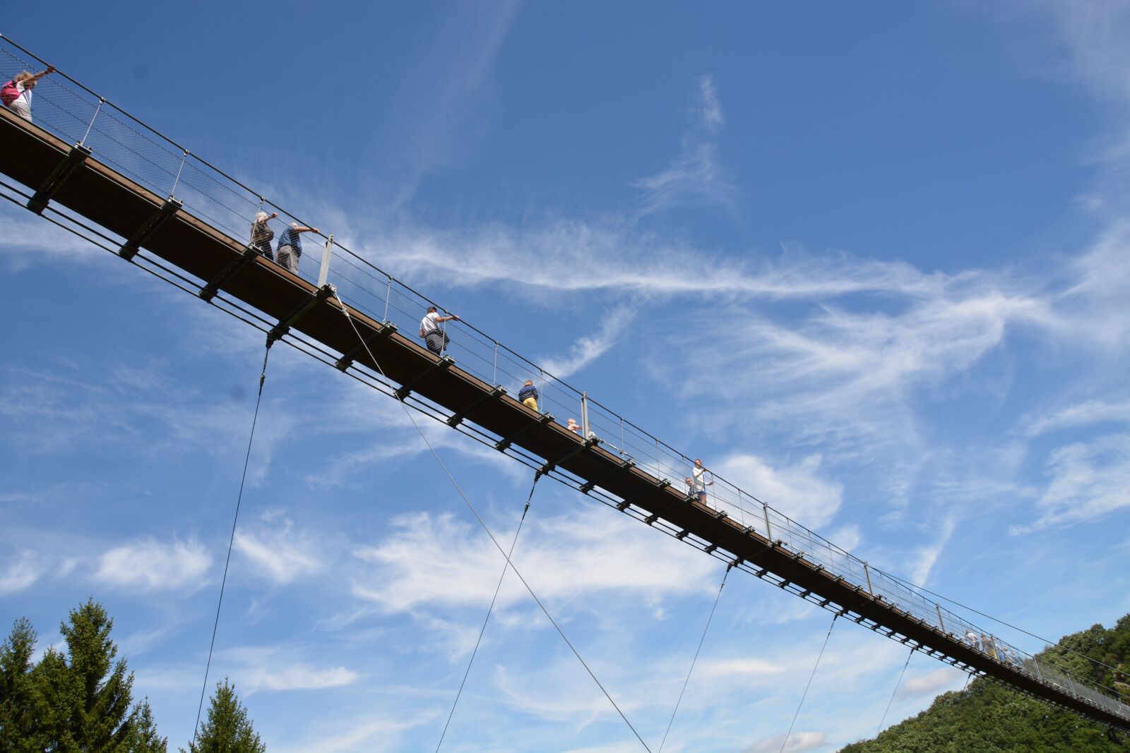 Nikon D7100 sample photo. Suspension bridge, hunsr ck photography