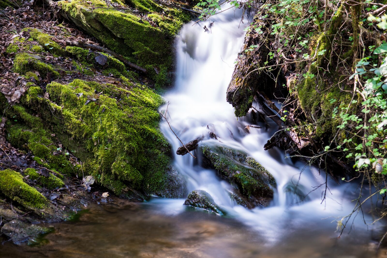 Nikon D5500 sample photo. Waterfall, water, nature photography