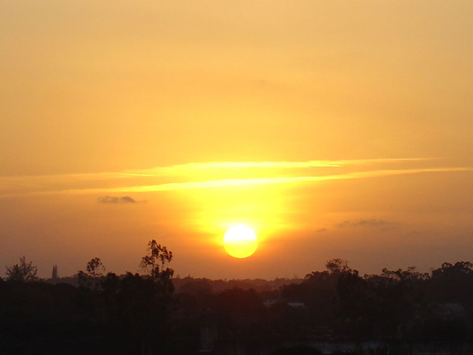 Sony DSC-V1 sample photo. Sun, sunset, evening photography